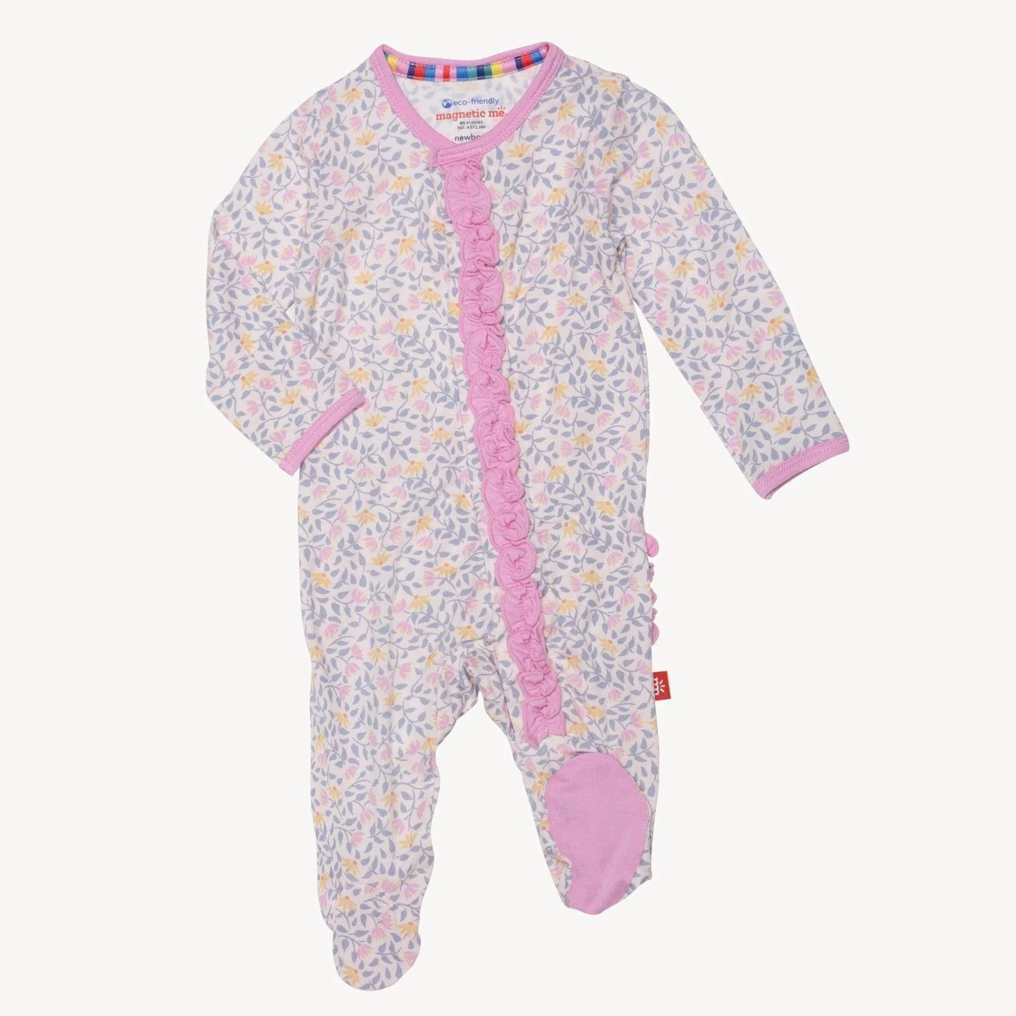 amelia modal magnetic parent favorite footie with ruffle - re-loved - Image 5