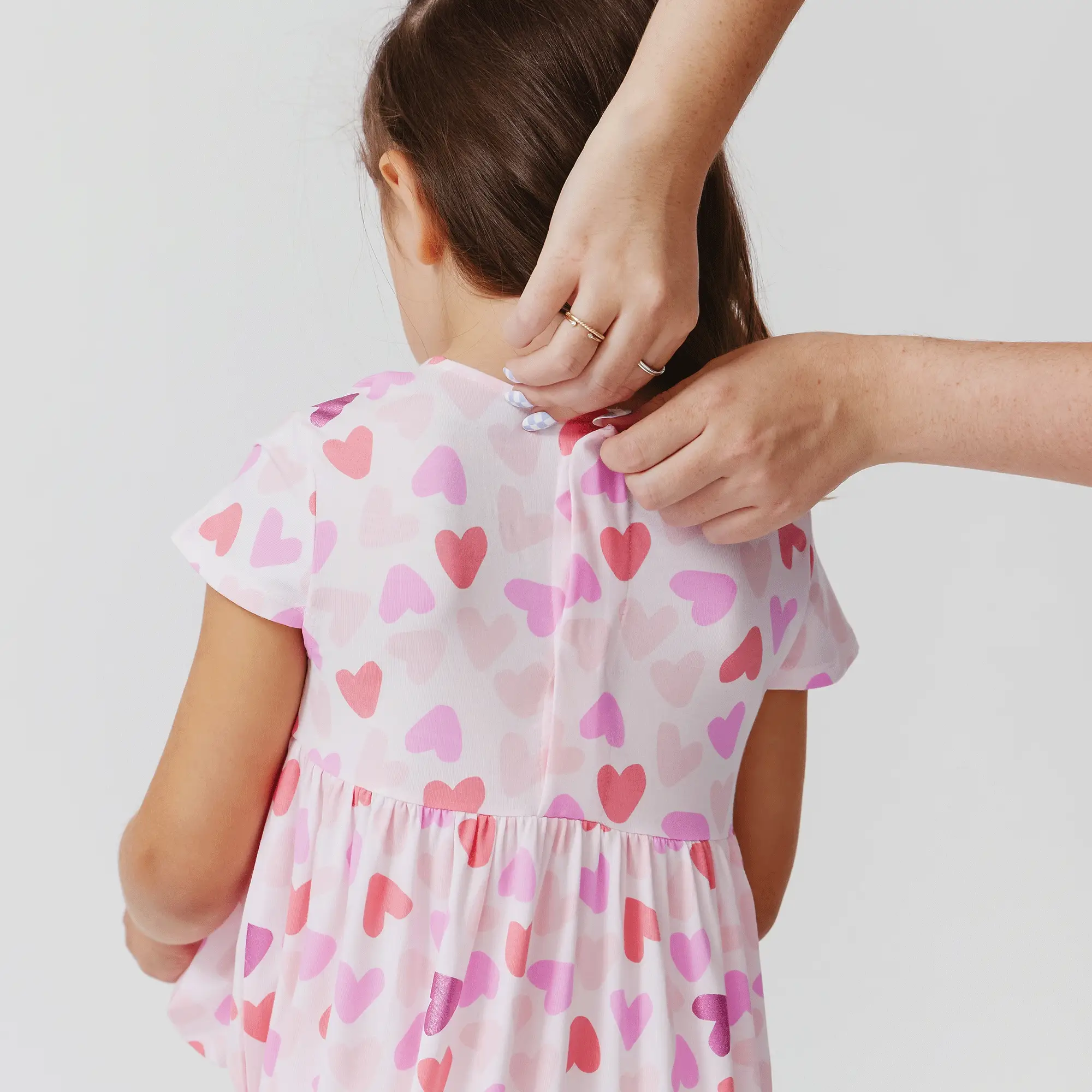 be mine modal magnetic little baby dress + diaper cover set - re-loved - Image 3