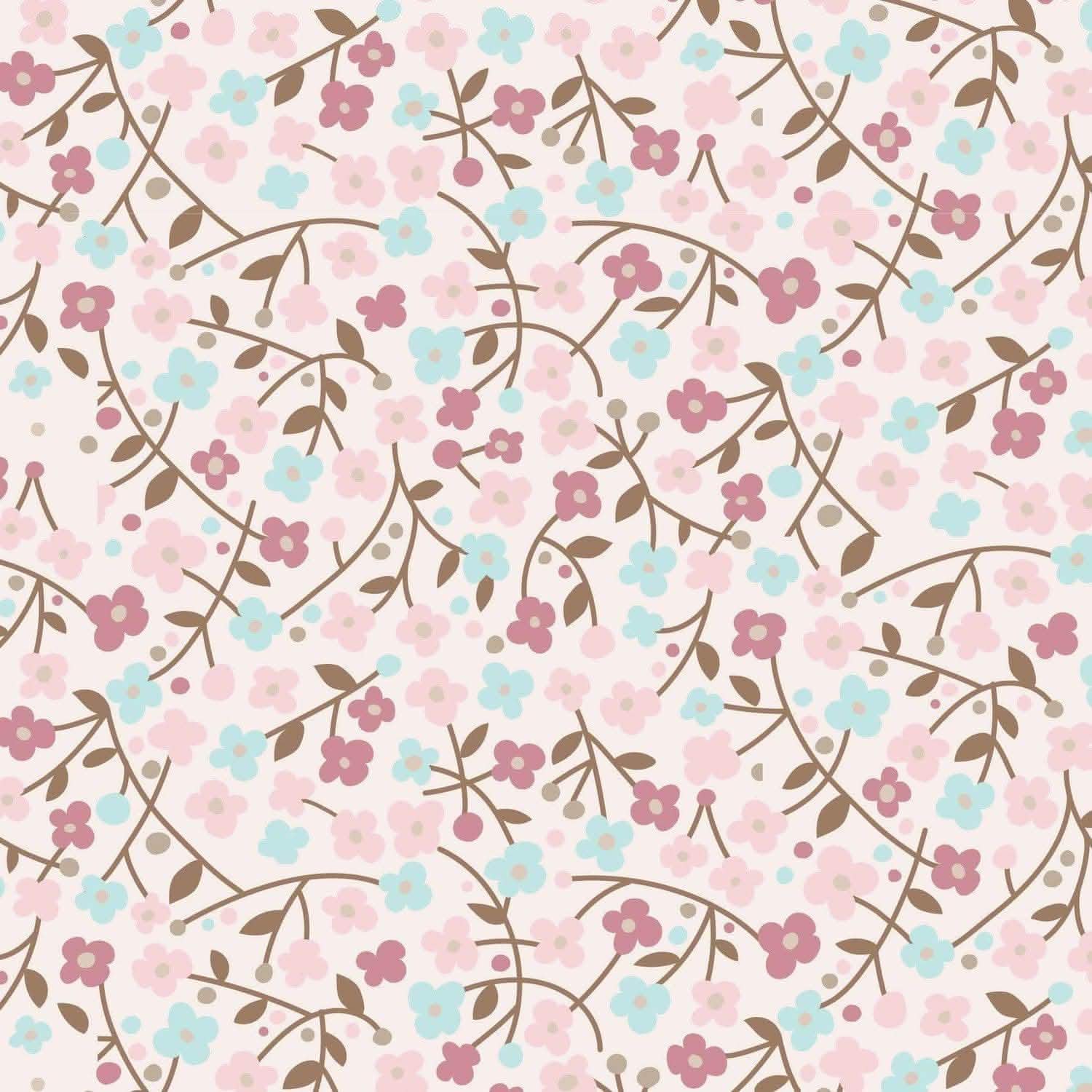 bedford floral organic cotton magnetic parent favorite footie - re-loved - Image 2