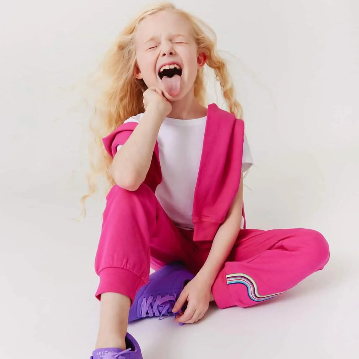 berry crush organic cotton jogger pant - re-loved - Image 3