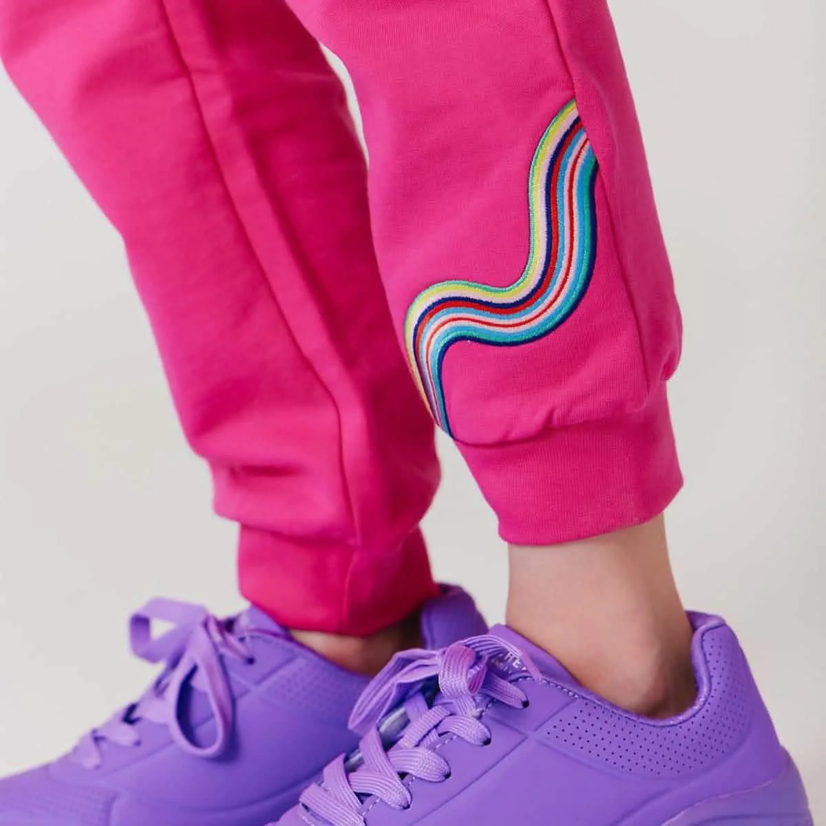 berry crush organic cotton jogger pant - re-loved - Image 4