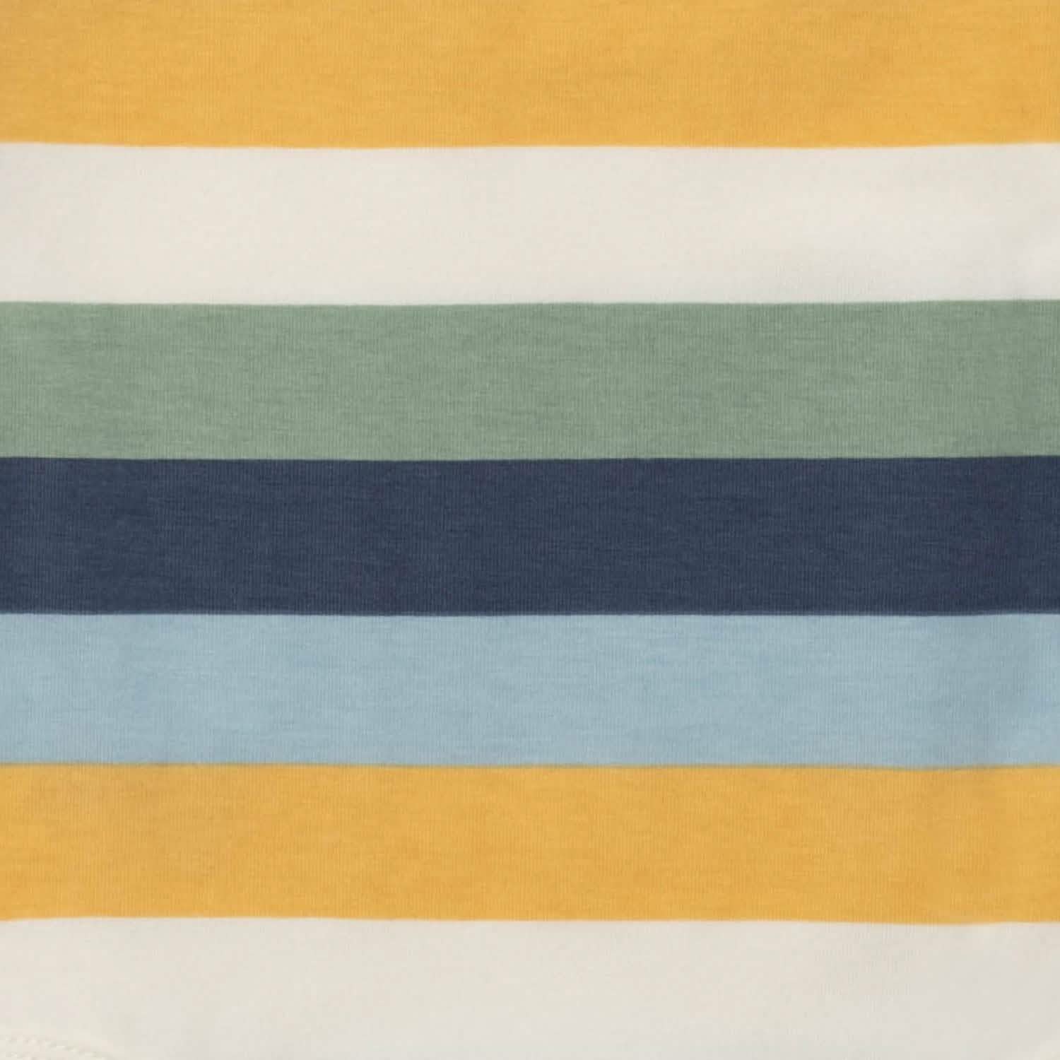 big multi stripe blue cloudstretch™ magnetic convertible coverall - re-loved - Image 3