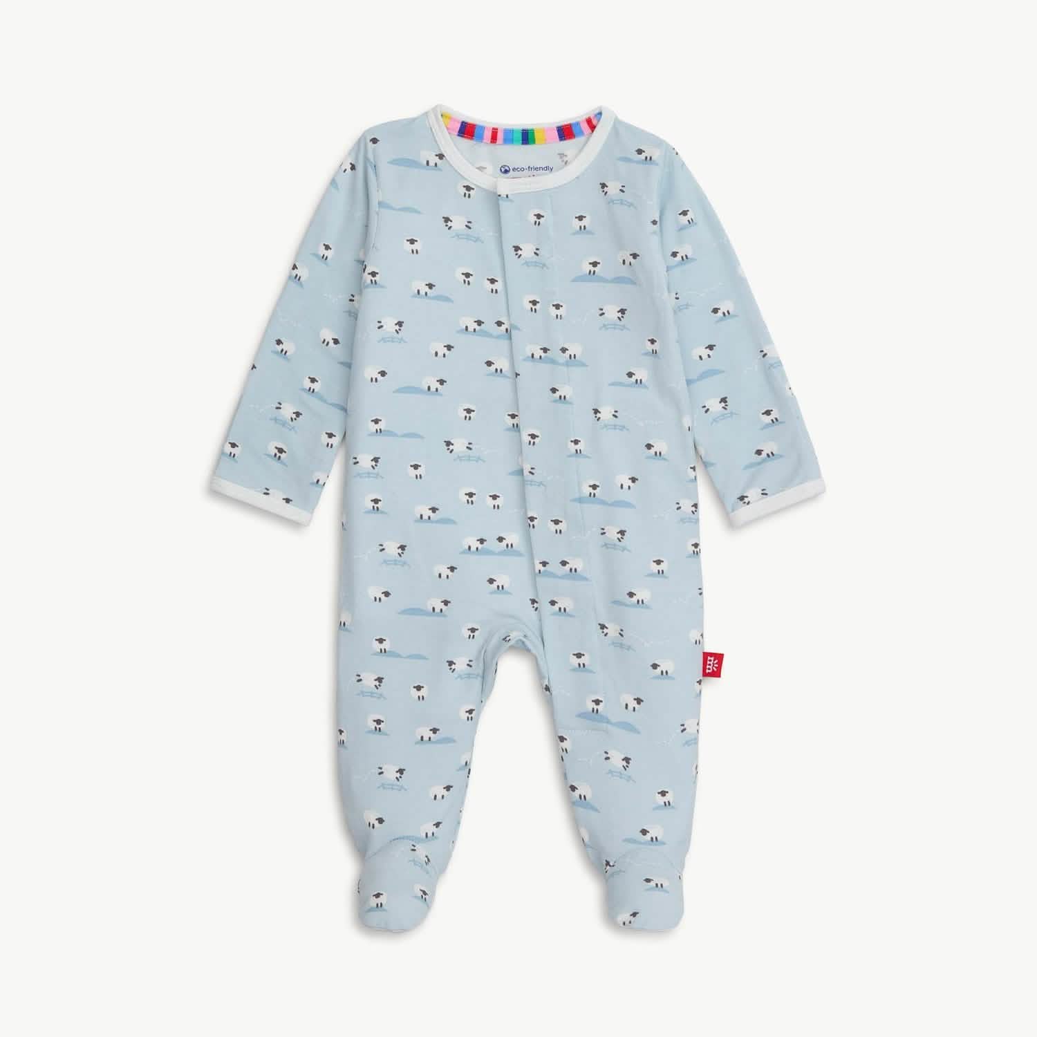 blue baa baa baby modal magnetic parent favorite footie - re-loved - Image 7