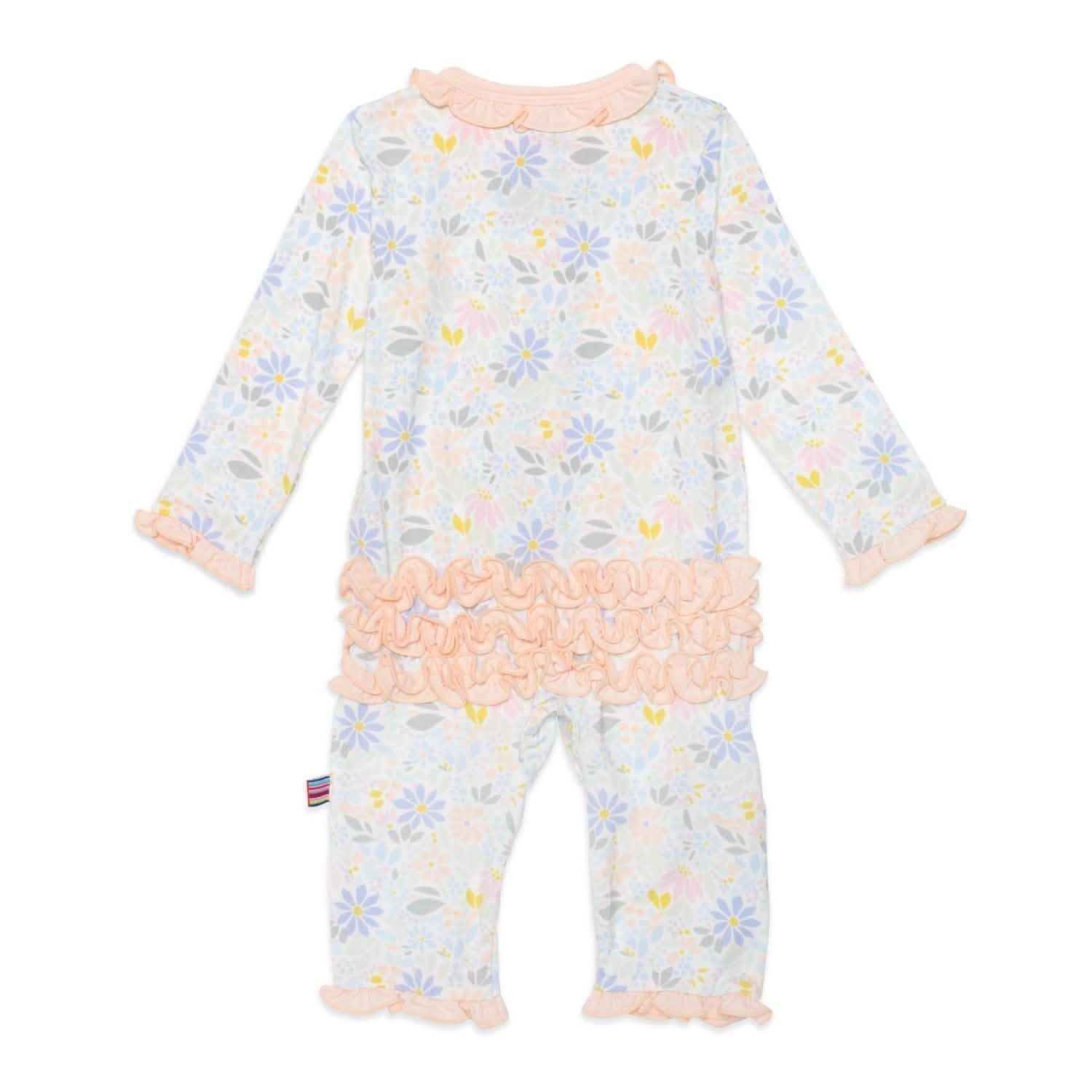darby modal magnetic fuss free coverall with ruffles - re-loved - Image 3
