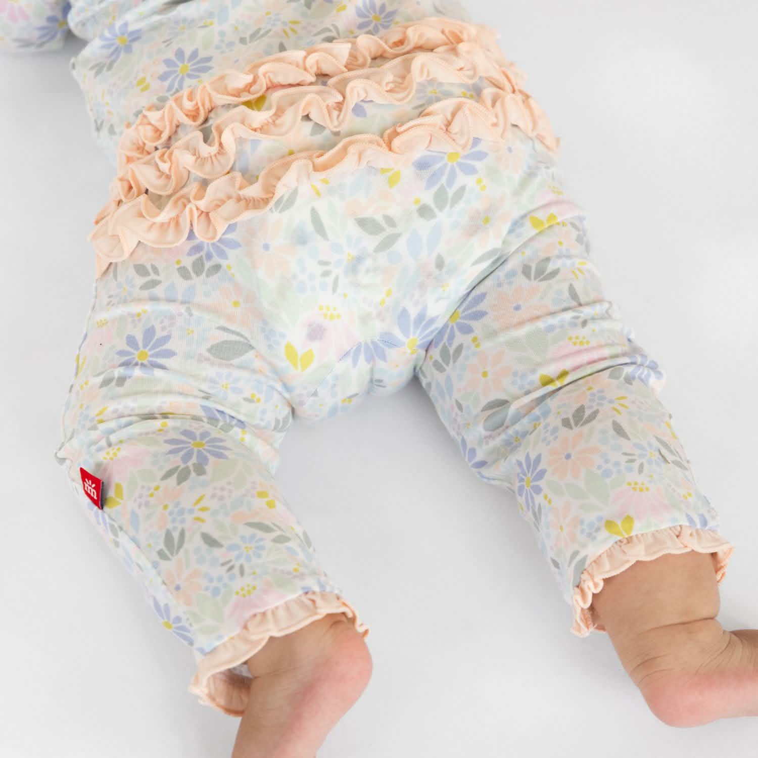 darby modal magnetic fuss free coverall with ruffles - re-loved - Image 4
