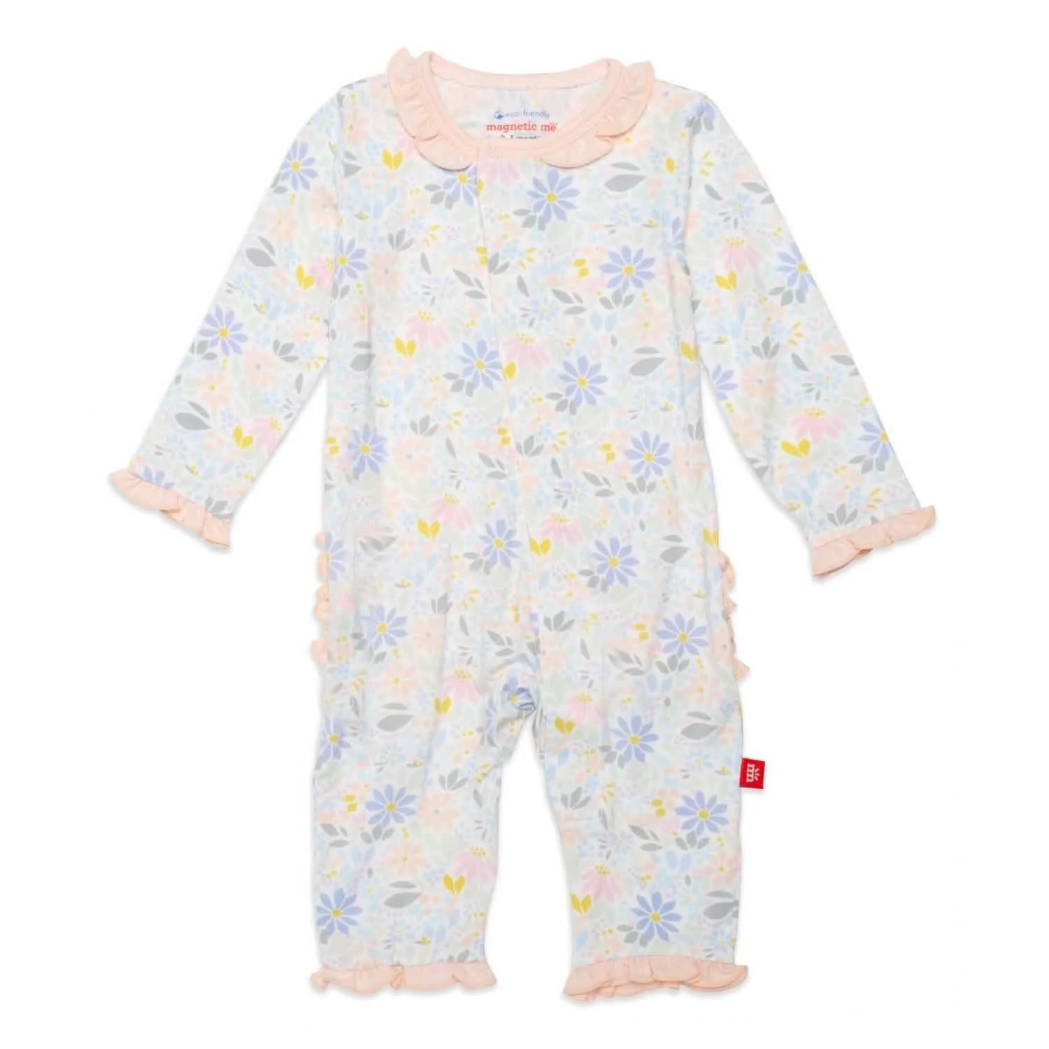 darby modal magnetic fuss free coverall with ruffles - re-loved - Image 7