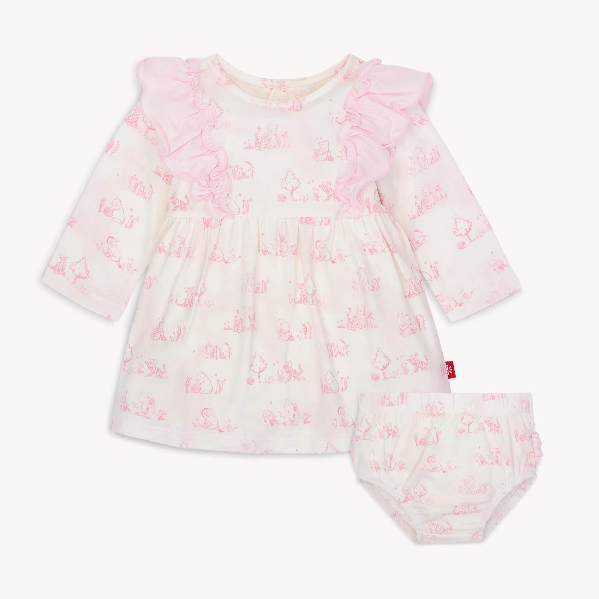 Disney | Magnetic Me sweeter than hunny little baby dress + diaper cover set - re-loved - Image 7