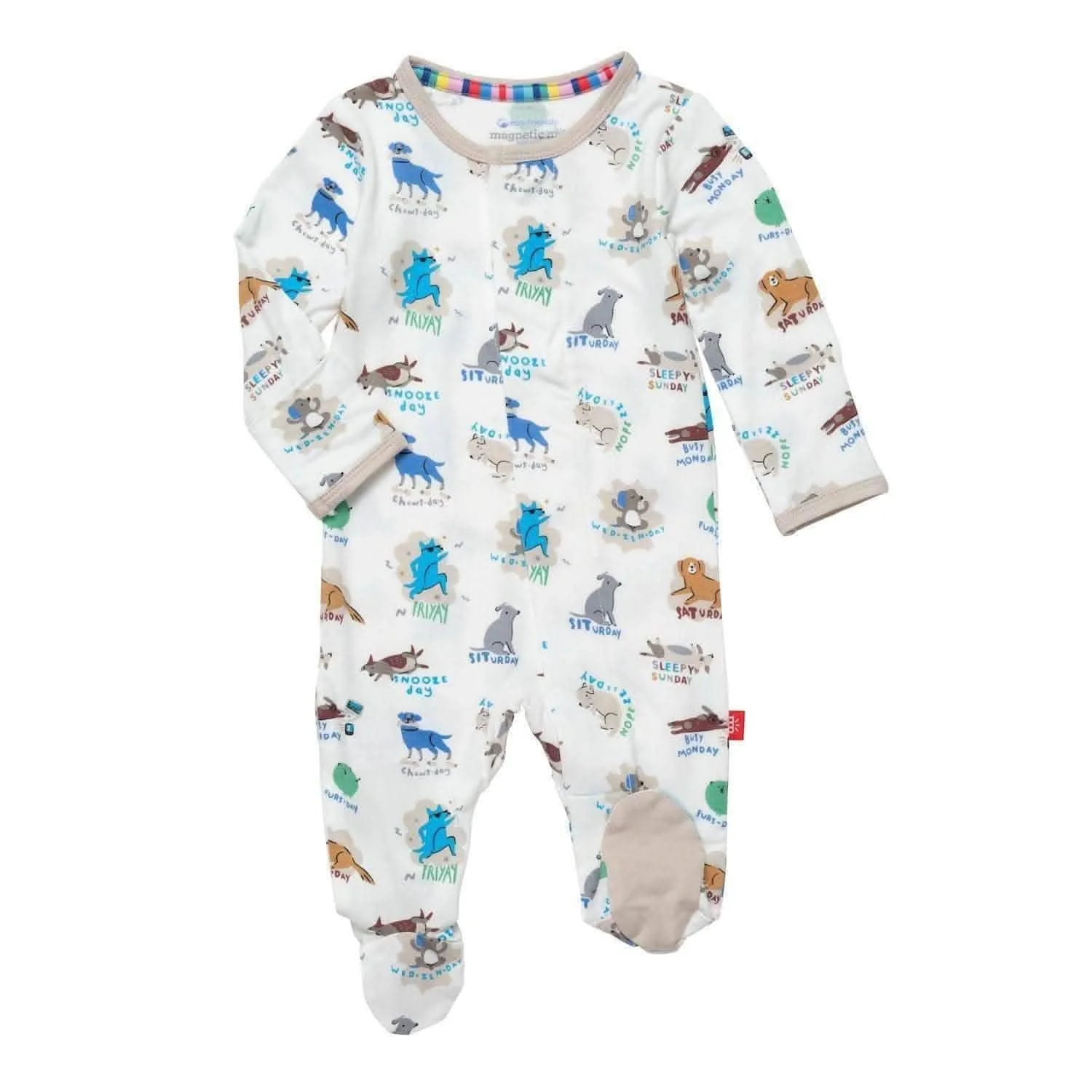 dog days modal magnetic parent favorite footie - re-loved - Image 4