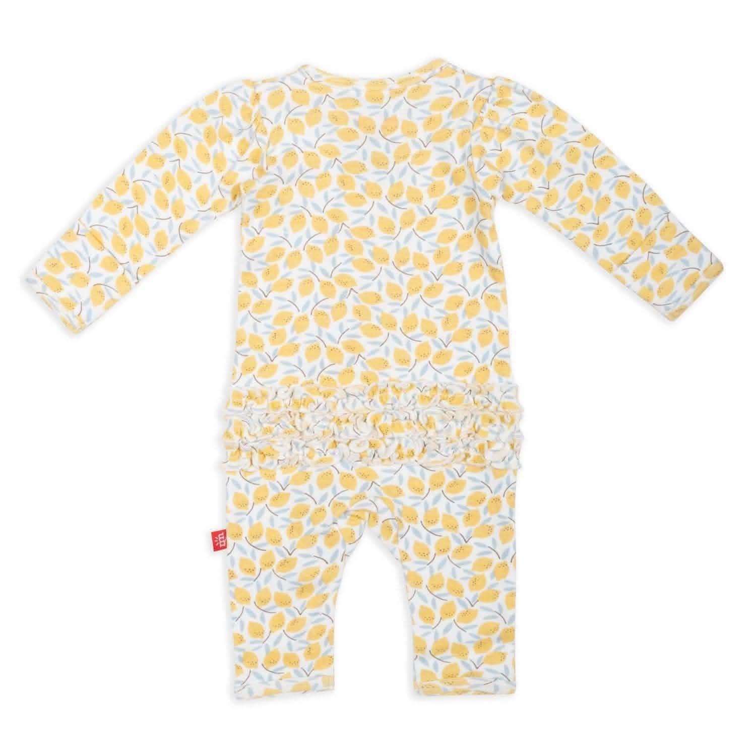 easy peasy lemon squeezy organic cotton magnetic fuss free coverall - re-loved - Image 2