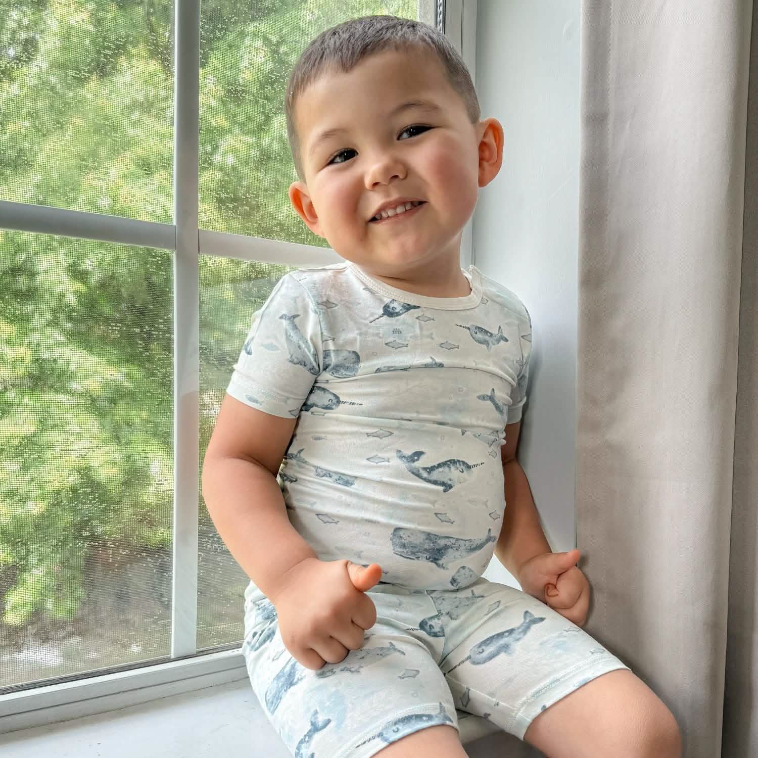 fanta-sea cove modal magnetic no drama pajama shortie set - re-loved - Image 4