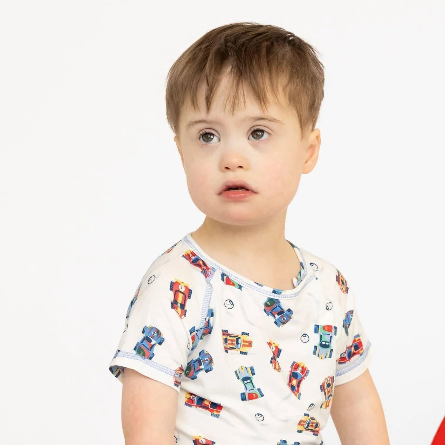 formula fun modal magnetic no drama toddler pajama short sleeve set - re-loved - Image 2