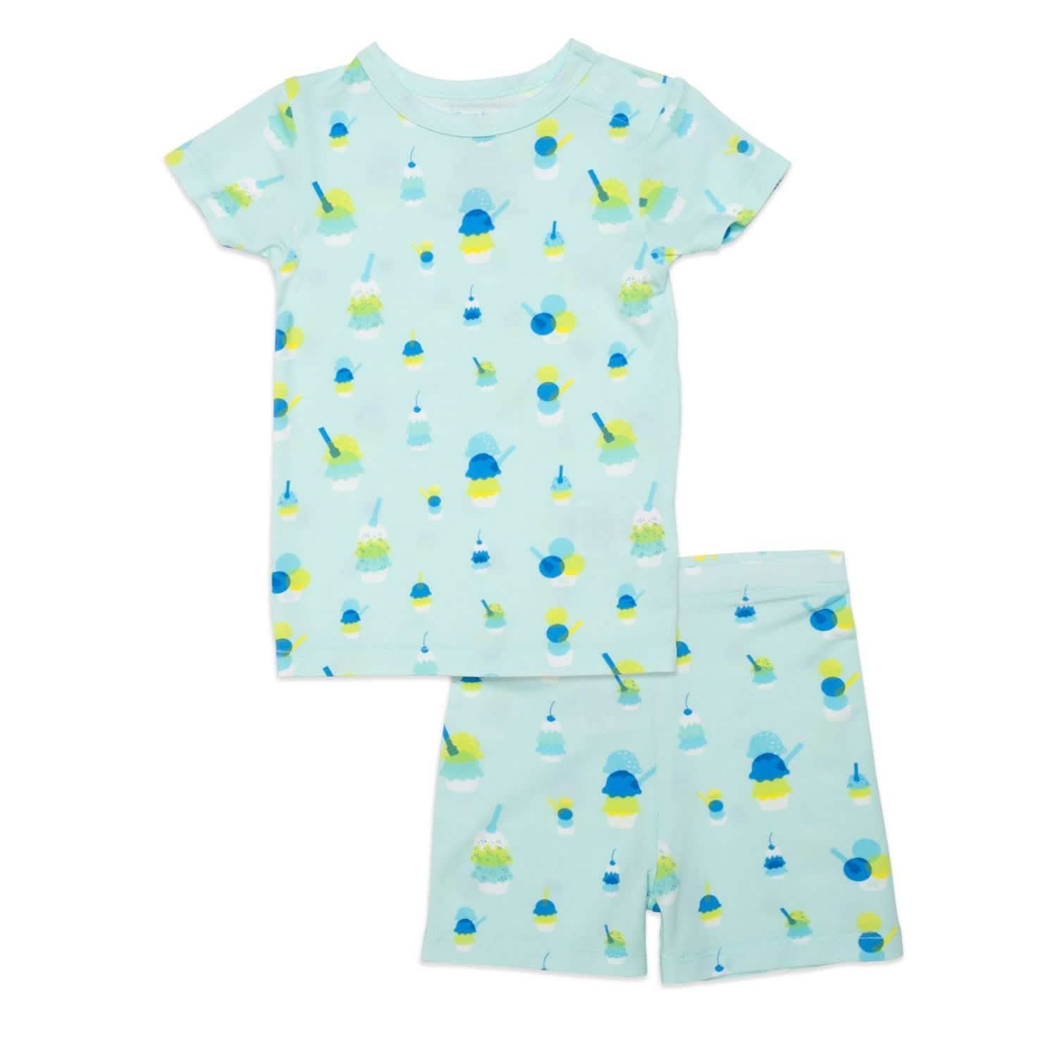 green sundae funday modal magnetic no drama pajama shortie set - re-loved - Image 2