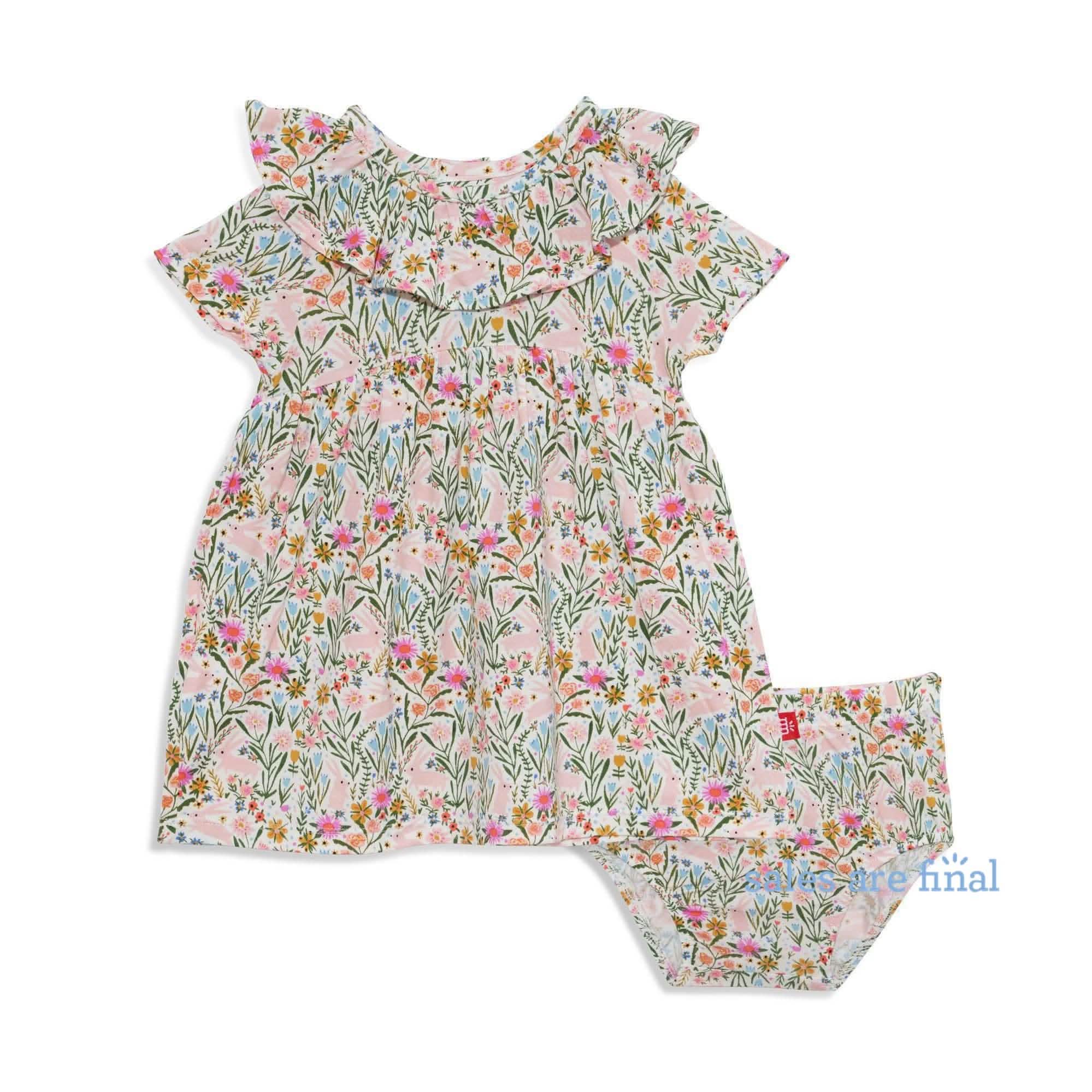 hunny bunny modal magnetic dress & diaper cover - re-loved - Image 5