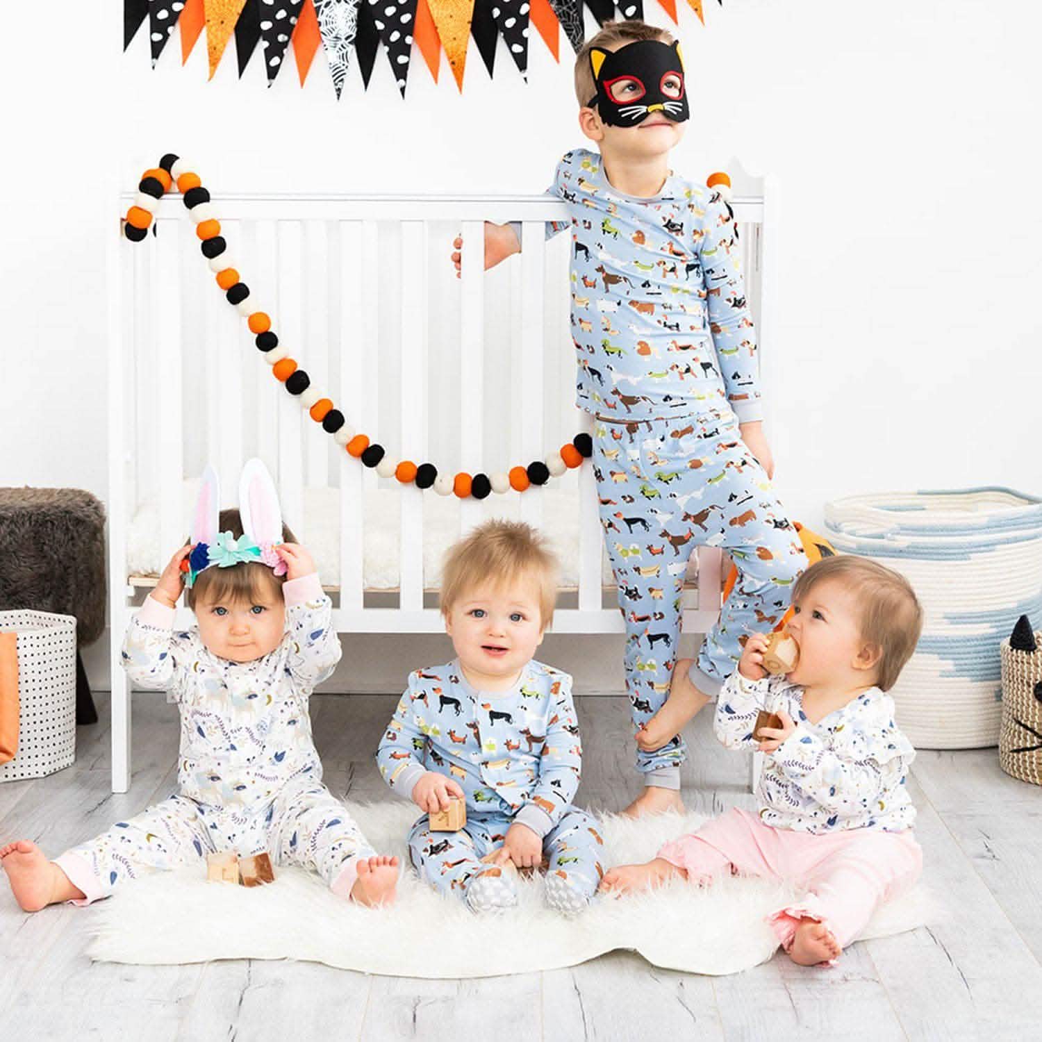 in-dog-nito II modal magnetic toddler and kids pajama set - re-loved - Image 3