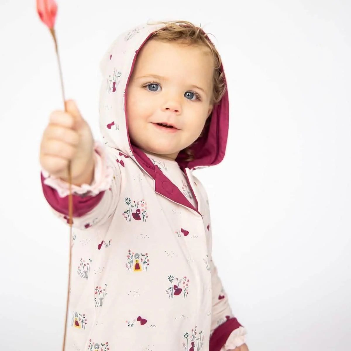 li'l red modal magnetic reversible hoodie - re-loved - Image 2
