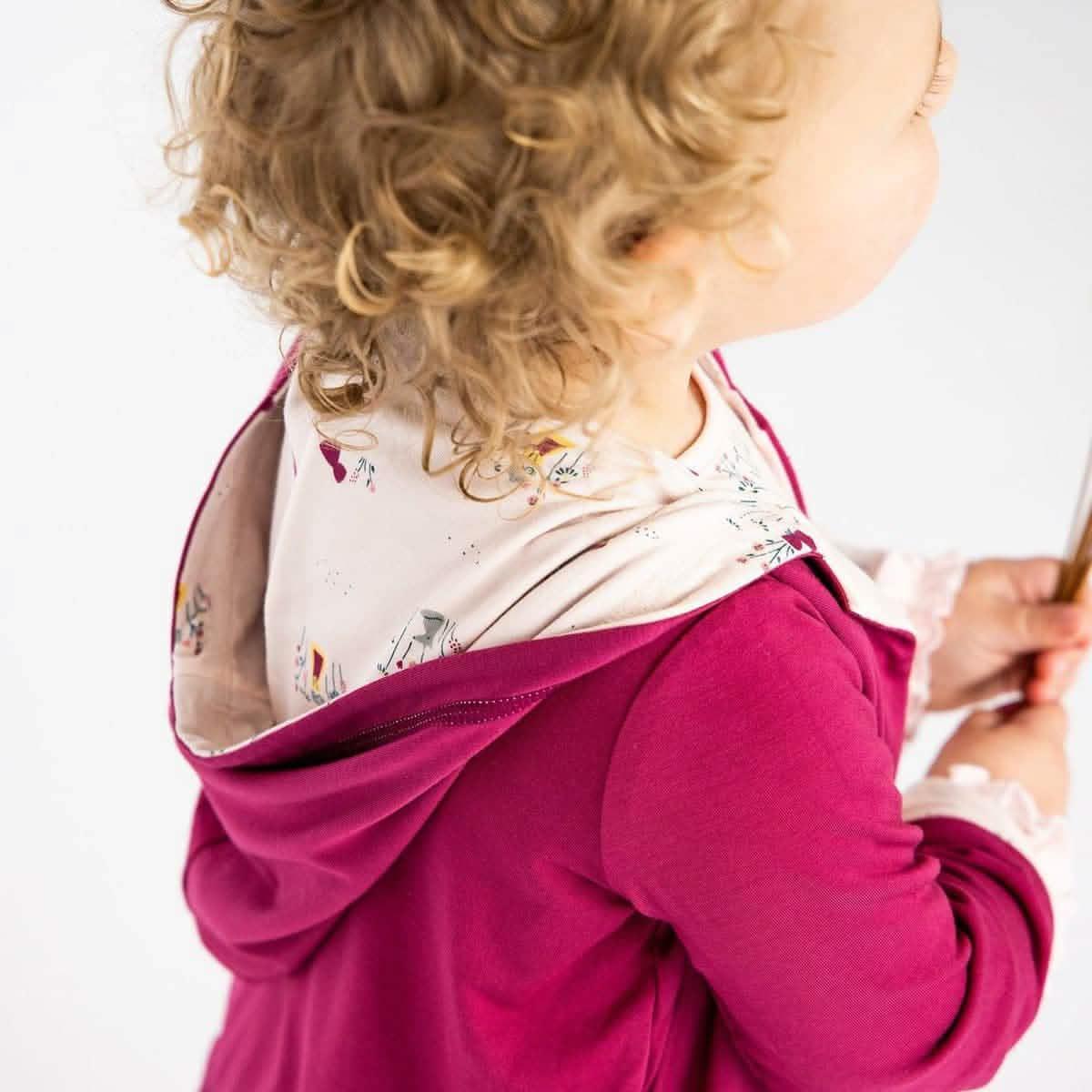 li'l red modal magnetic reversible hoodie - re-loved - Image 4