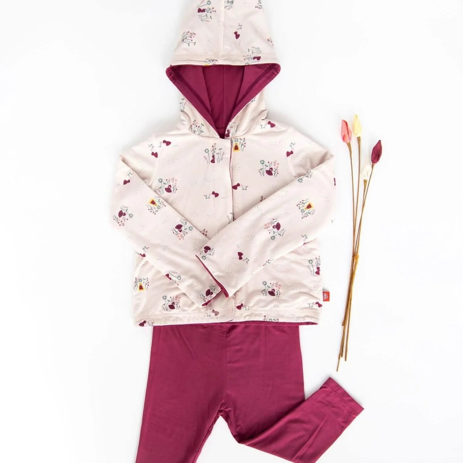 li'l red modal magnetic reversible hoodie - re-loved - Image 5