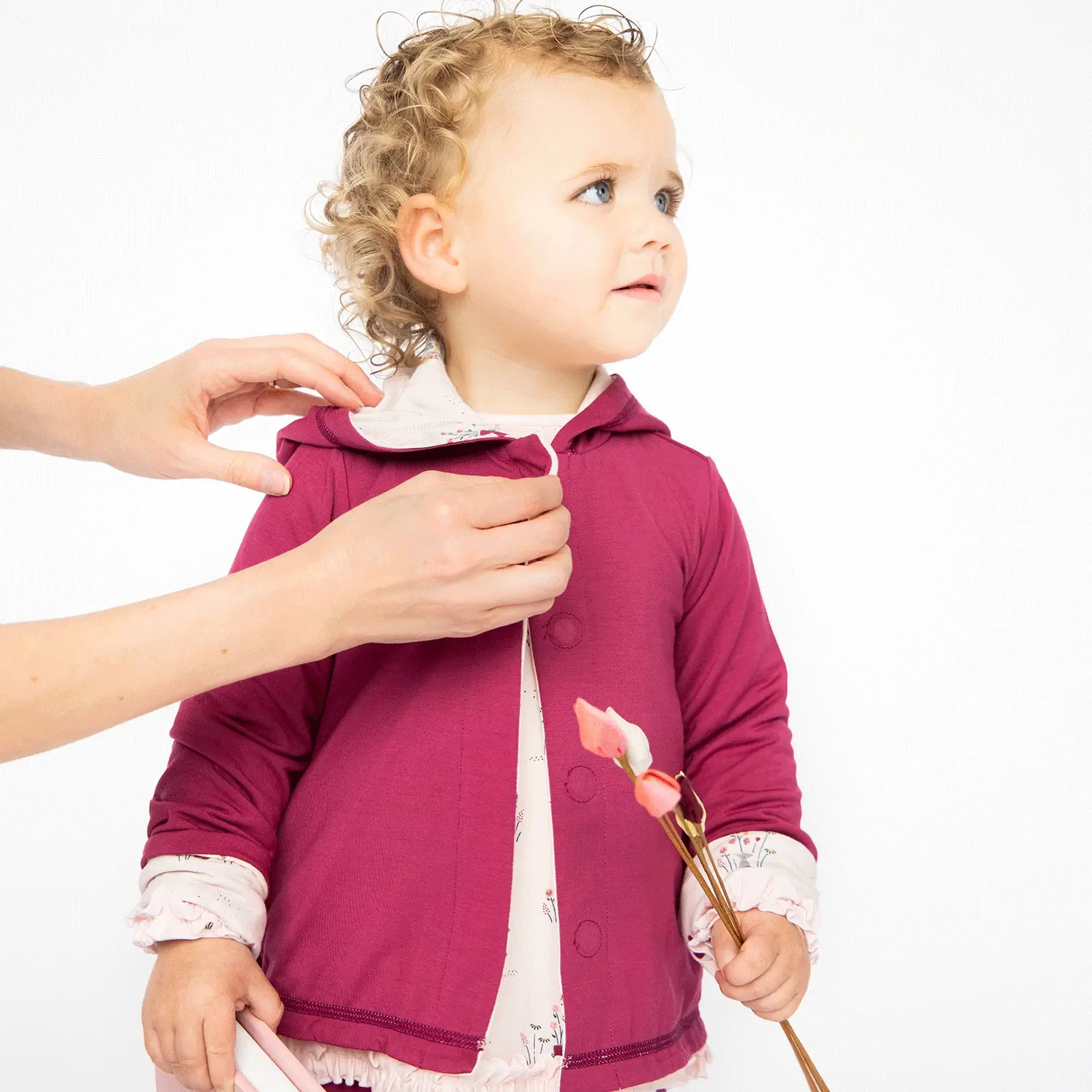 li'l red modal magnetic reversible hoodie - re-loved - Image 8