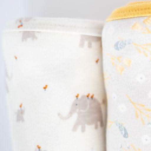 little peanut organic cotton soothing swaddle blanket - re-loved - Image 2