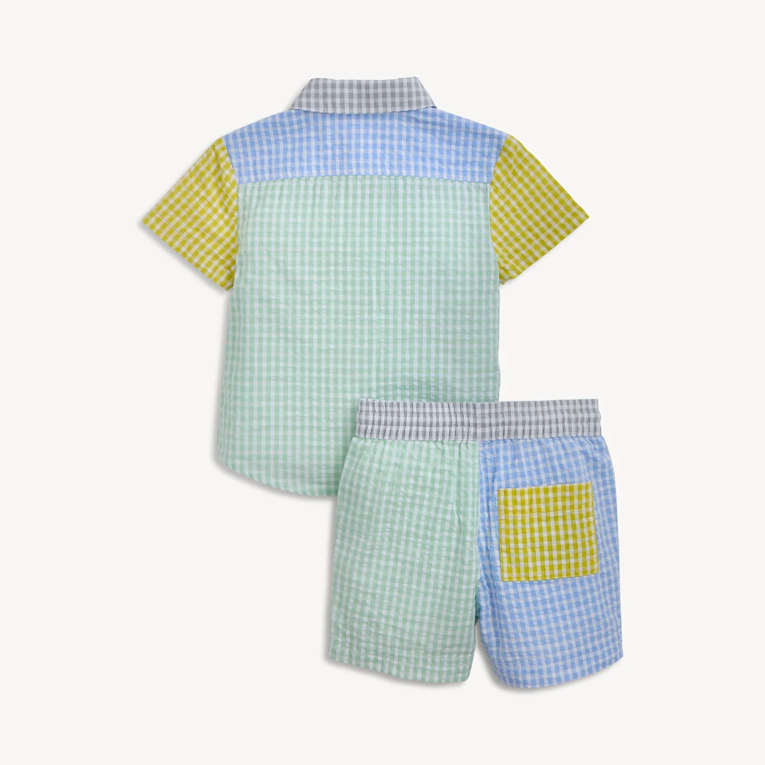 Magnetic Boys Collar Shirt & Shorts - Image 3