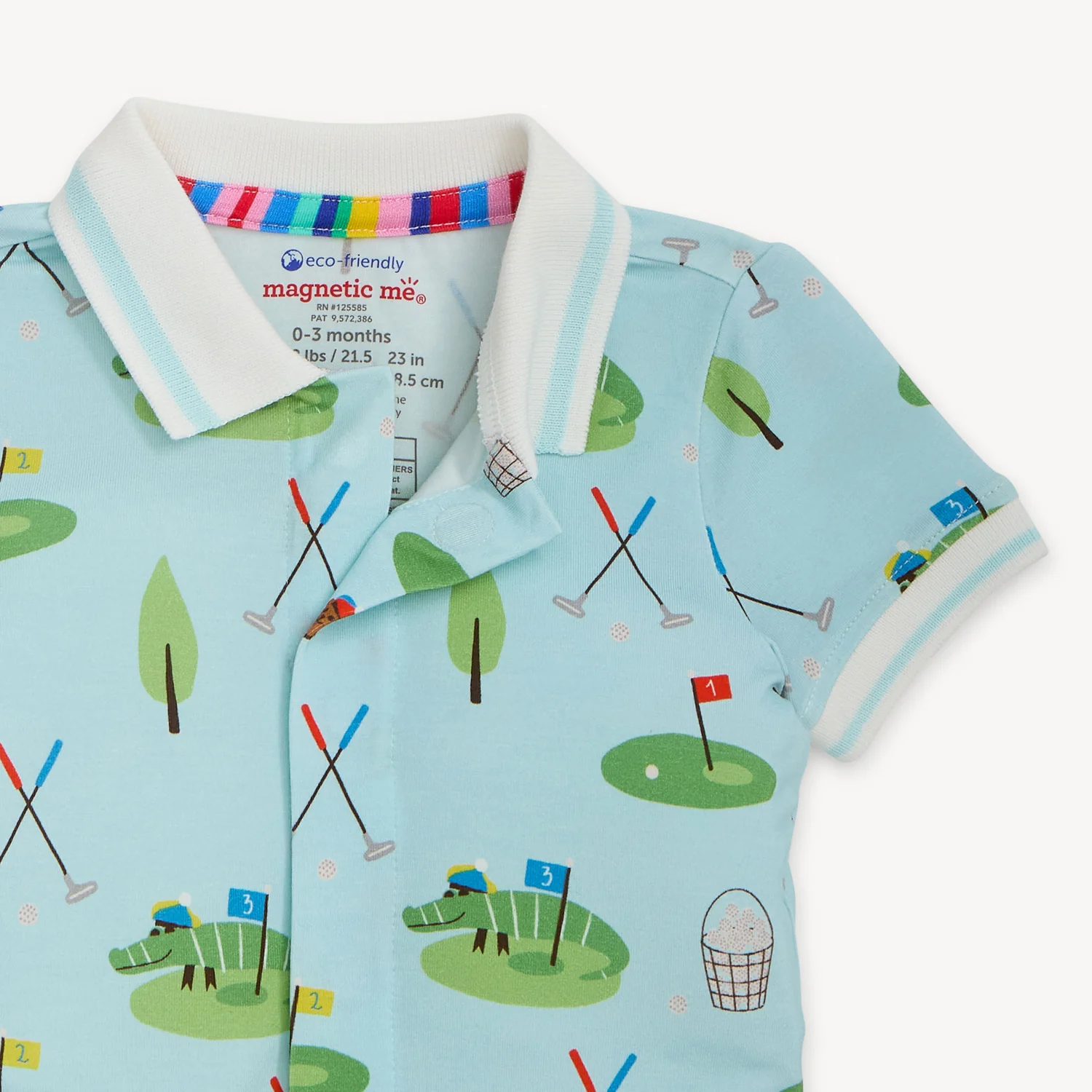 Magnetic Polo Romper - Image 2