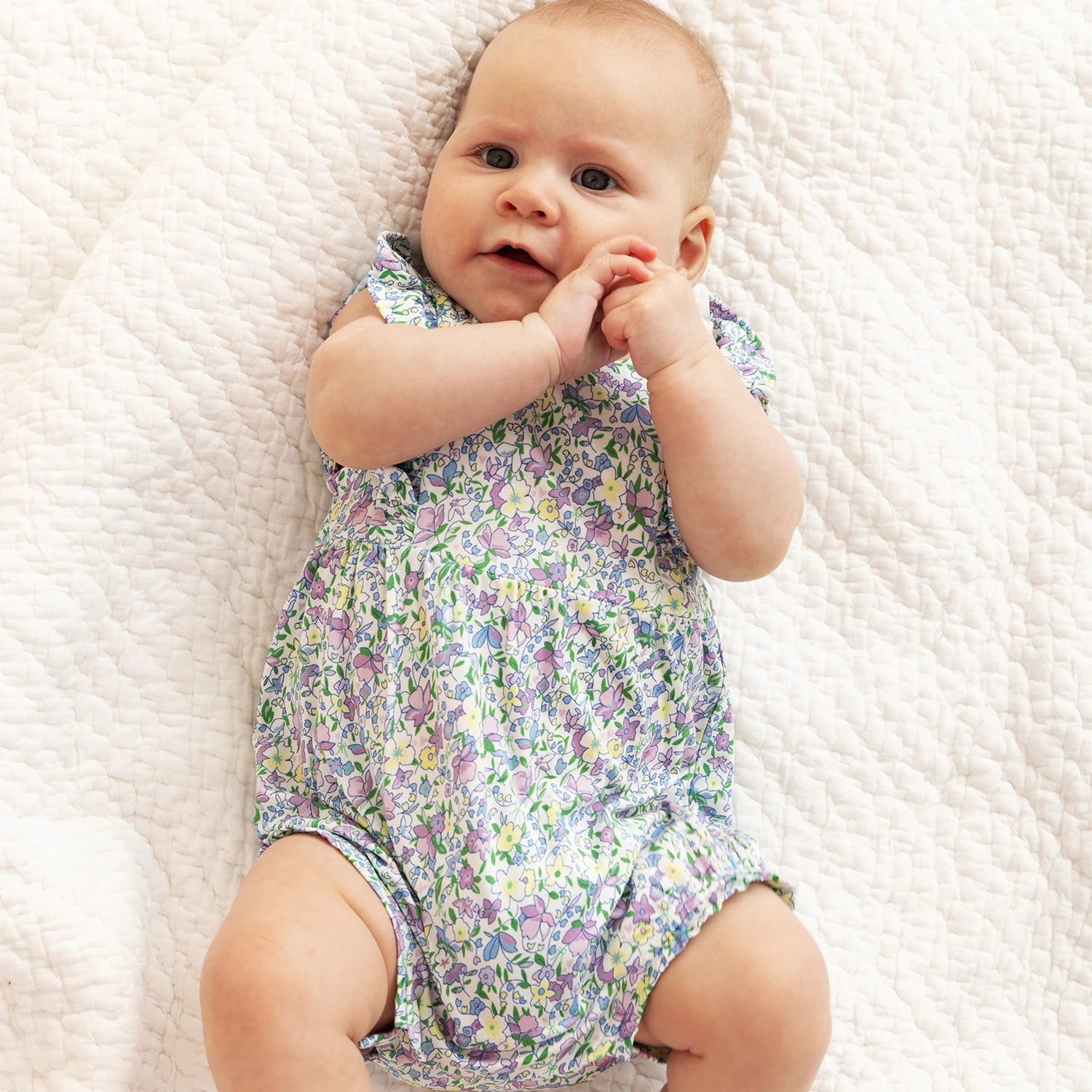 Magnetic Ruffle Bubble Romper - Image 2