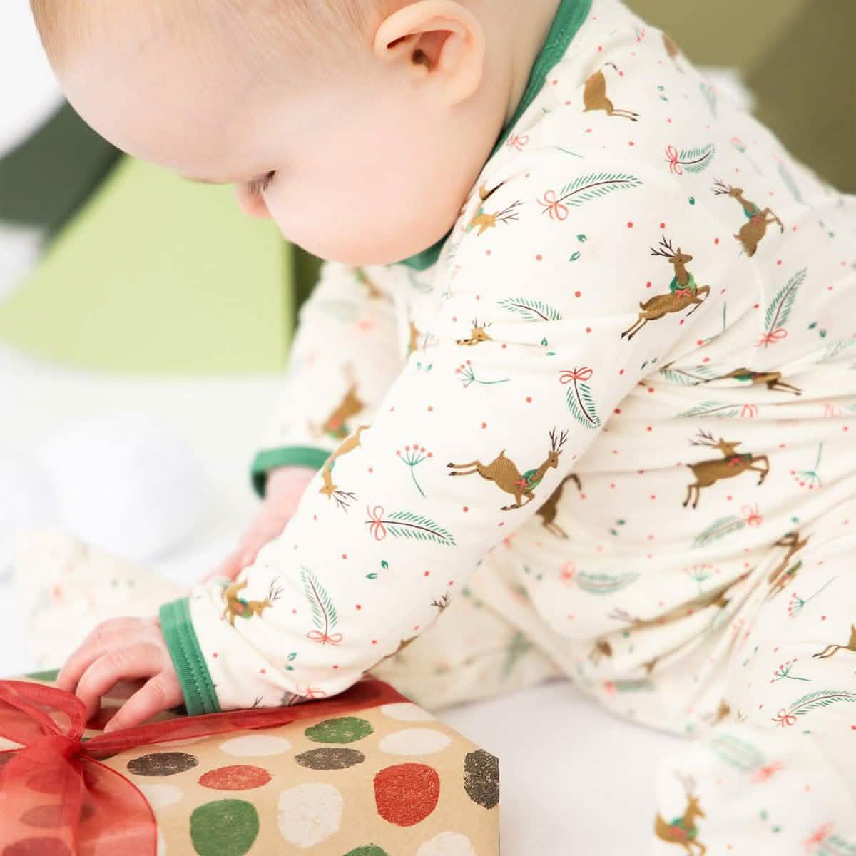 merry and bright modal magnetic parent favorite footie - re-loved - Image 3