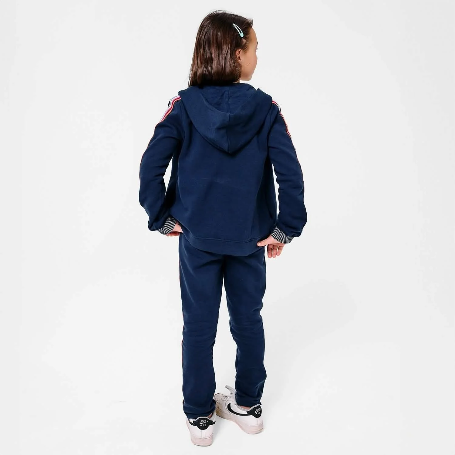 navy cotton magnetic track pant - re-loved - Image 3