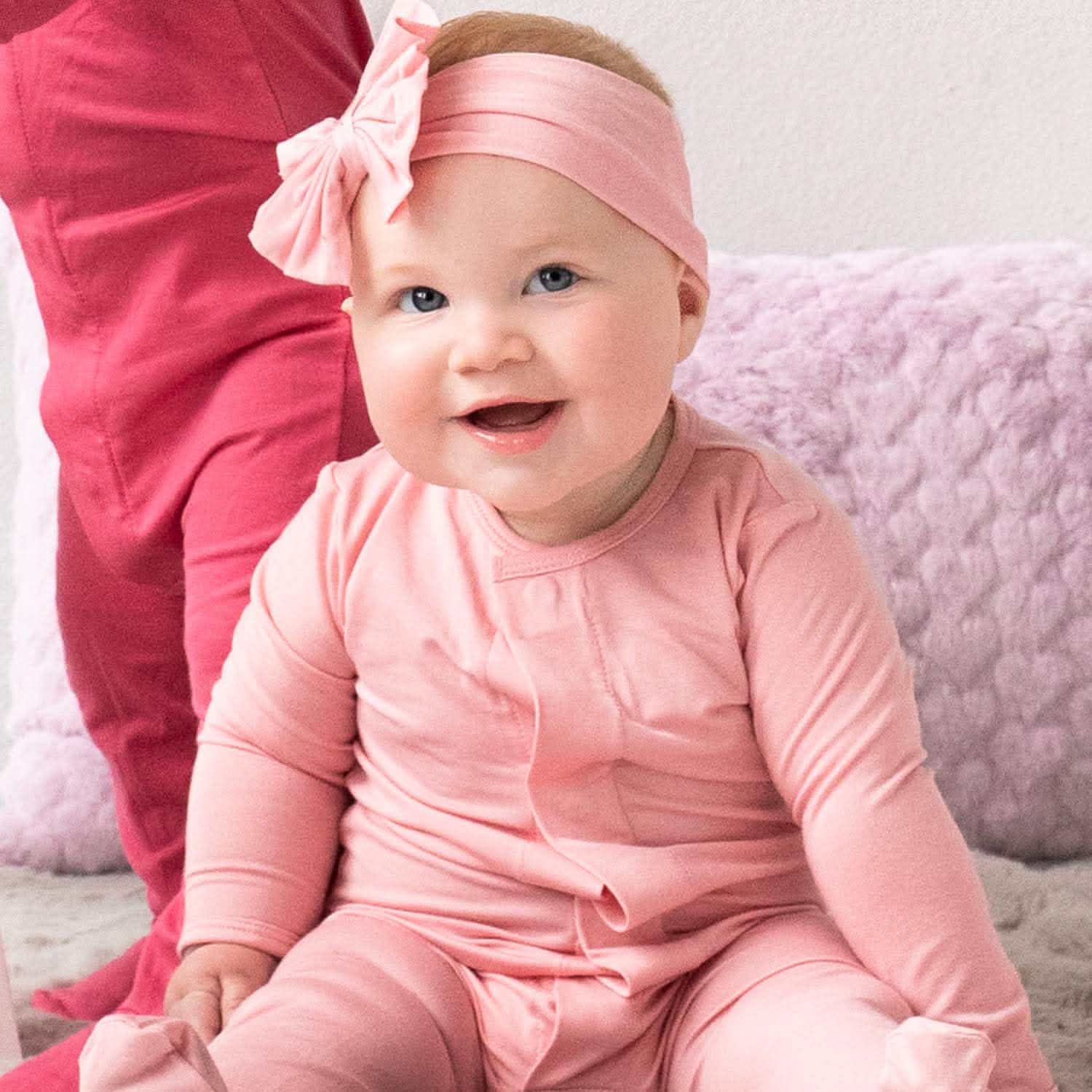 noble blush modal magnetic footie - re-loved - Image 2