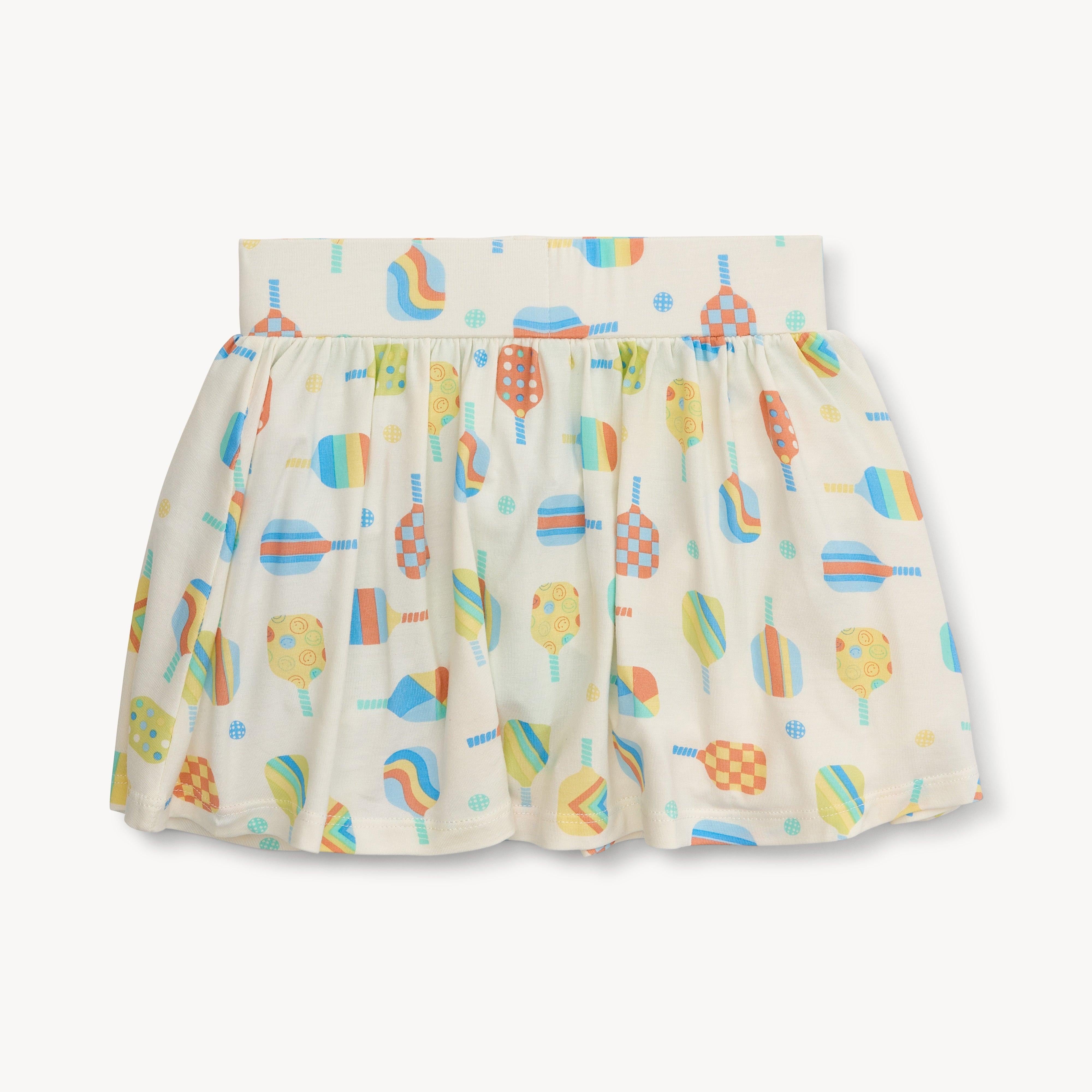 perfect pickle paddles modal magnetic play all day top + flutter skort set - re-loved - Image 4