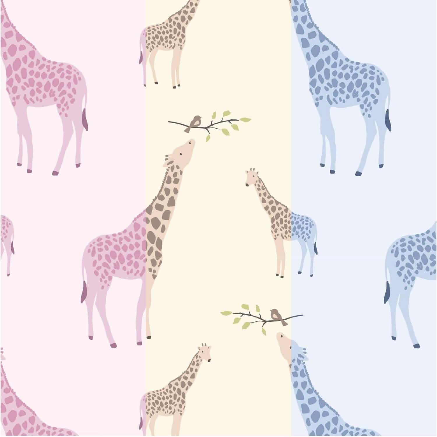 pink jolie giraffe organic cotton parent favorite footie - re-loved - Image 4