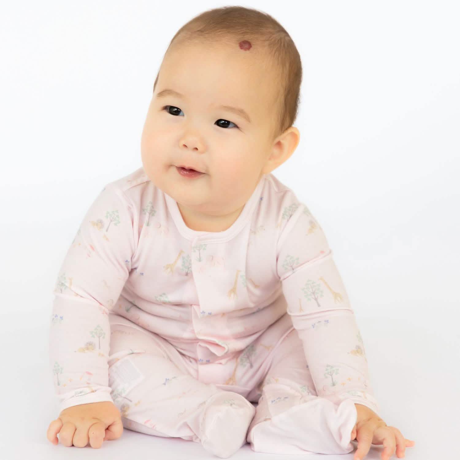 pink serene safari modal magnetic parent favorite footie - re-loved - Image 5