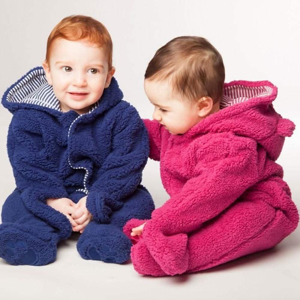 Raspberry Fleece Magnetic Mittens - re-loved - Image 2