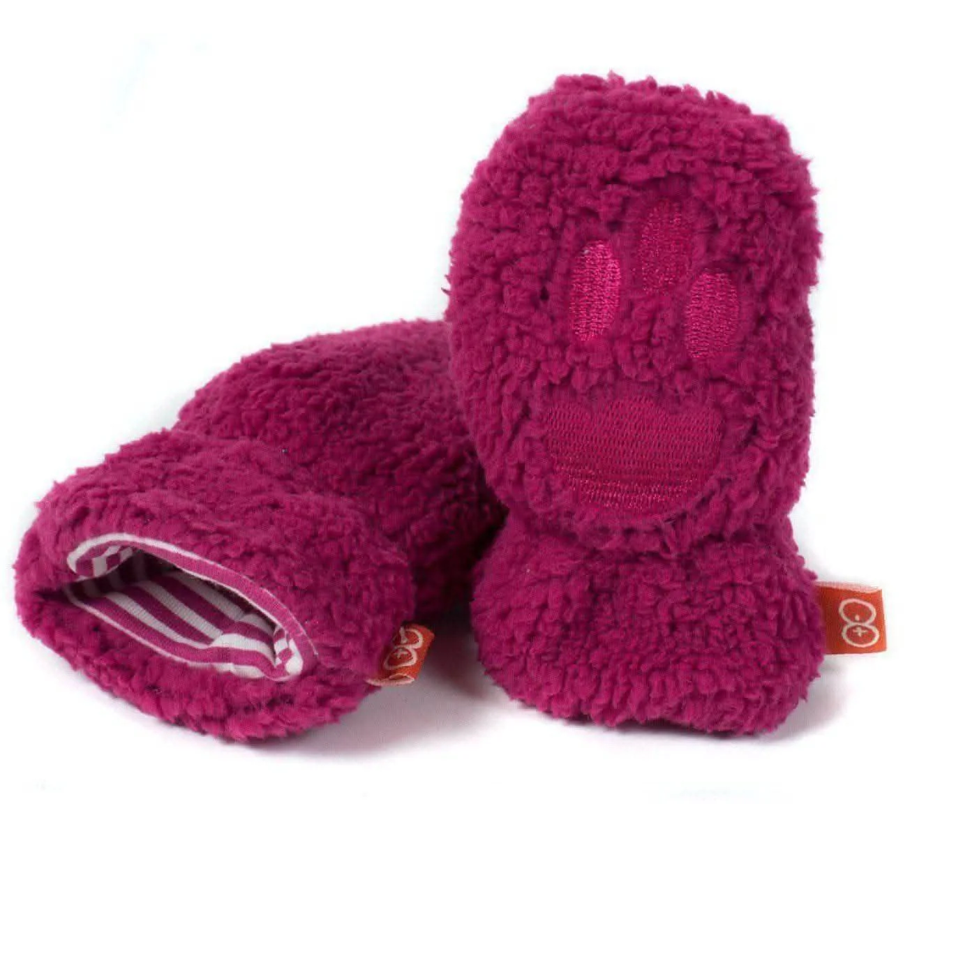 Raspberry Fleece Magnetic Mittens - re-loved - Image 4