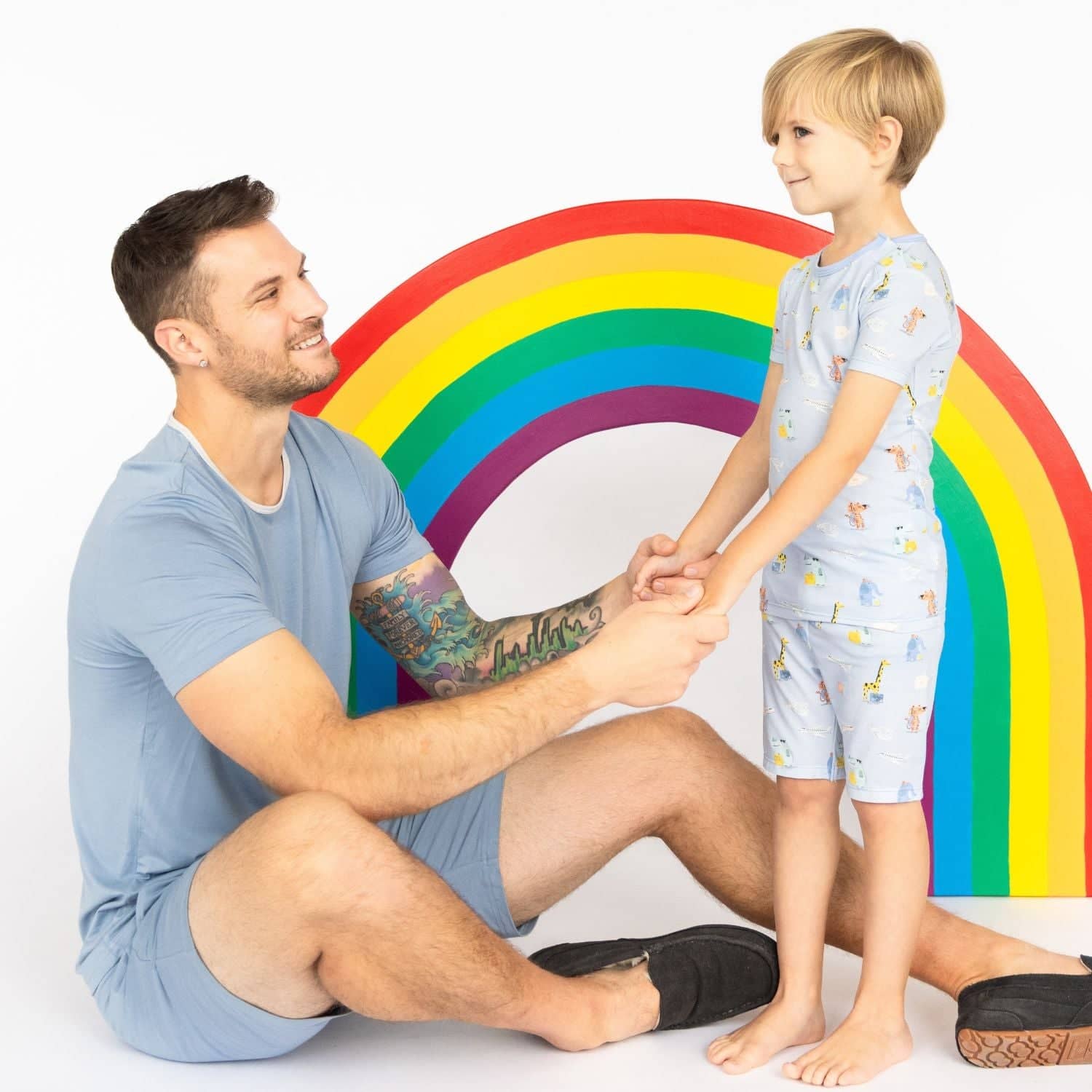 ready jet go modal magnetic no drama pajama shortie set - re-loved - Image 4