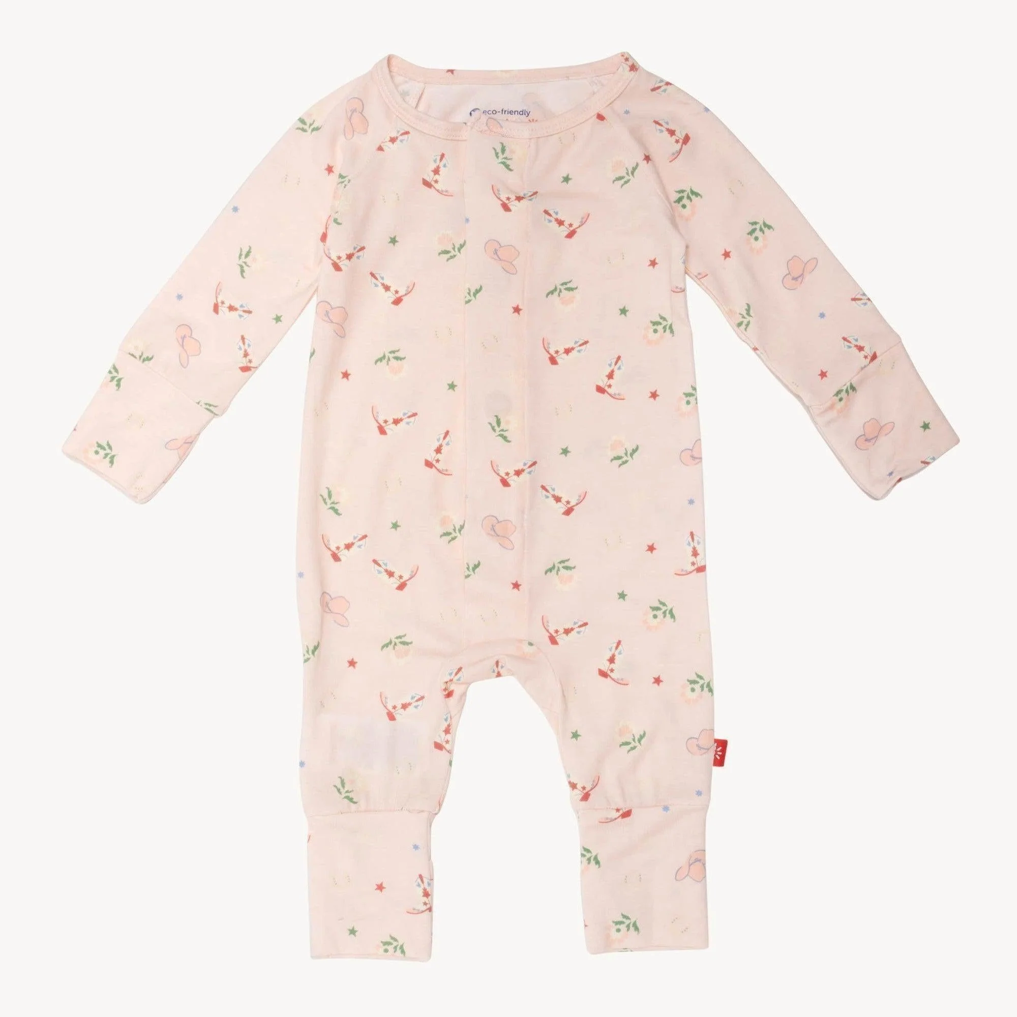 rodeo drive pink modal magnetic convertible grow with me coverall - re-loved - Image 4