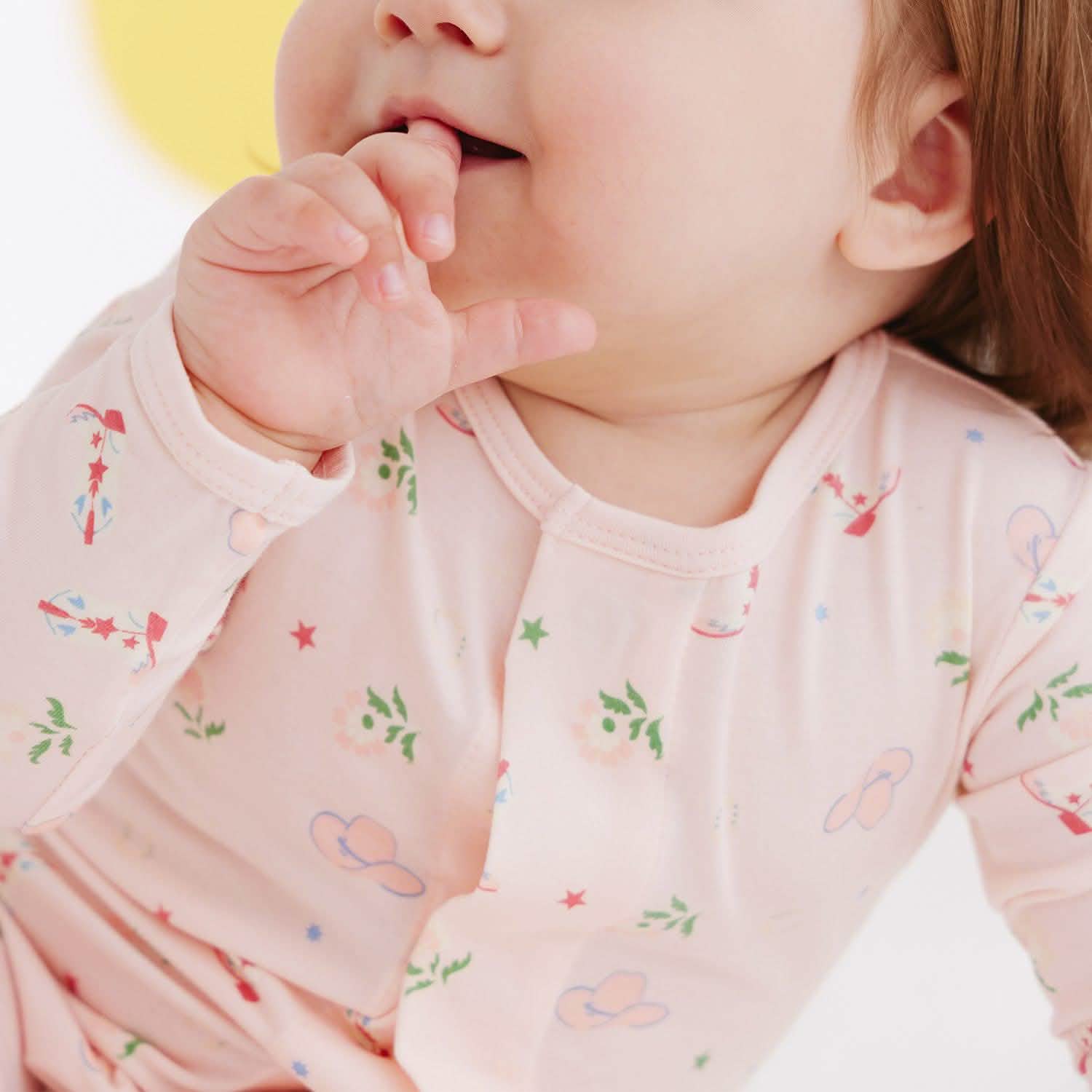 rodeo drive pink modal magnetic parent favorite footie - re-loved - Image 3