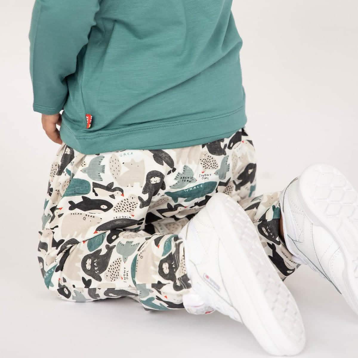 seas and greetings modal magnetic roll around long sleeve top + pant set - re-loved - Image 4