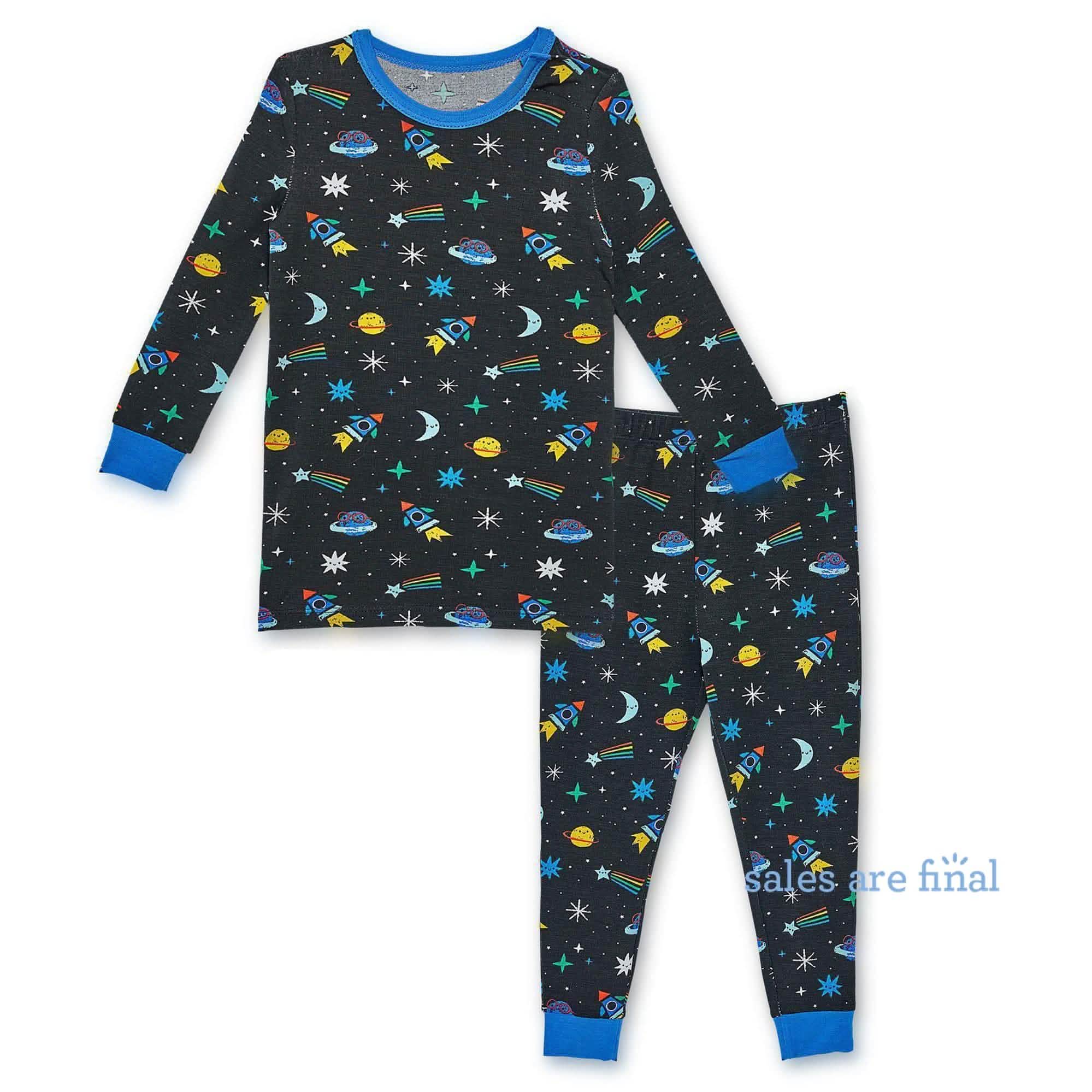 space chase modal magnetic toddler and kids pajama set - re-loved - Image 5