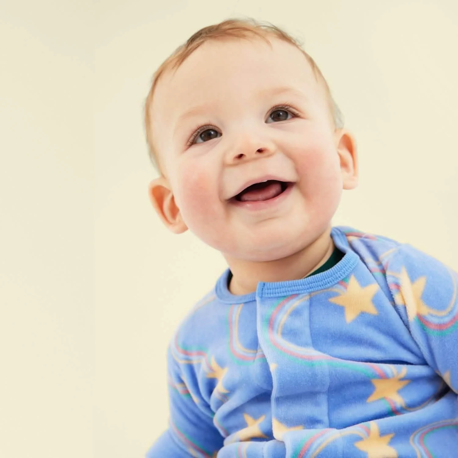starry nights velour magnetic parent favorite footie - re-loved - Image 4