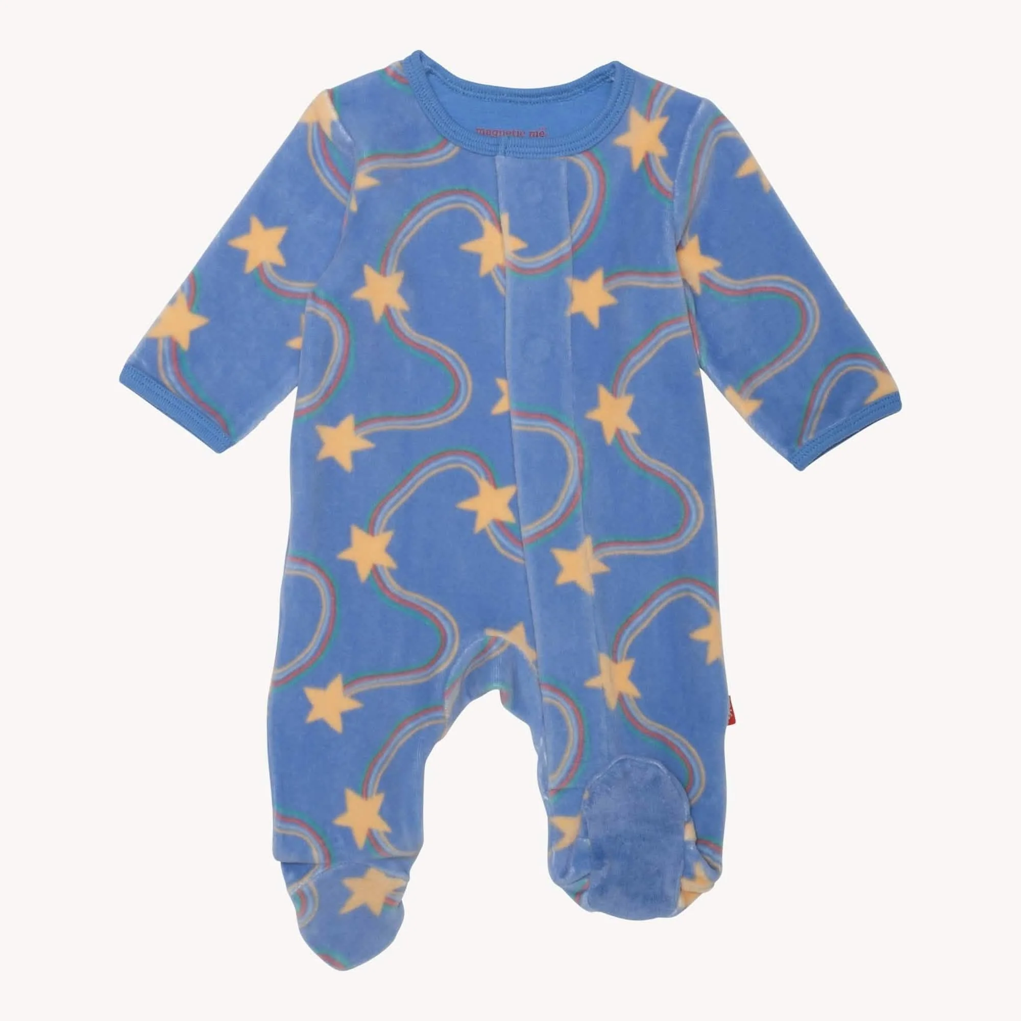 starry nights velour magnetic parent favorite footie - re-loved - Image 9