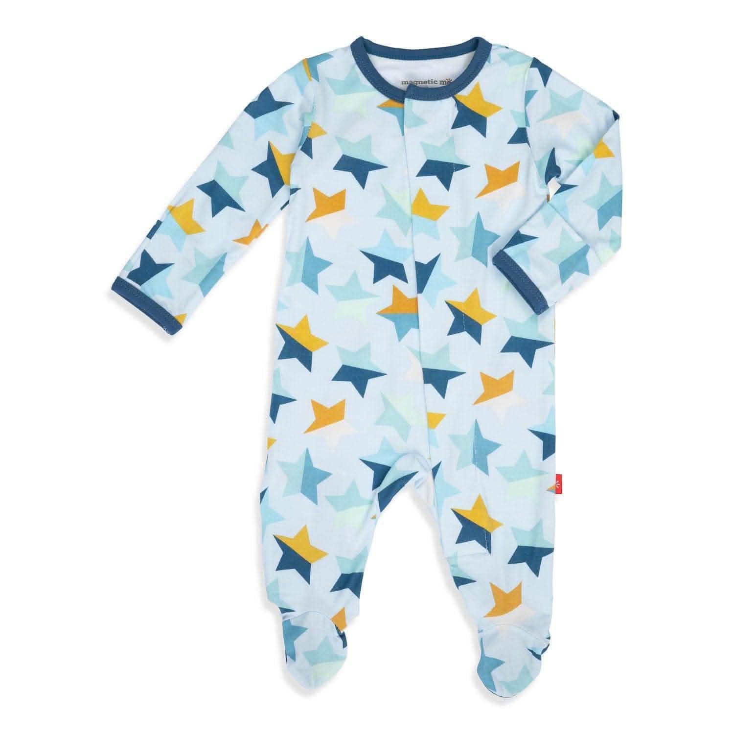 starstruck modal magnetic parent favorite footie | blue - re-loved - Image 2