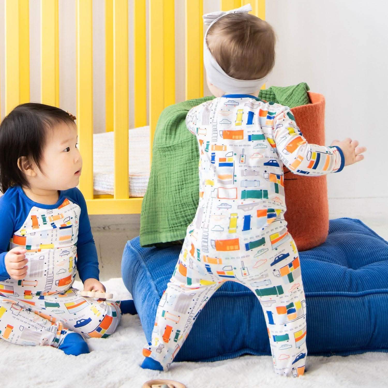 traffic jammies modal magnetic footie - re-loved - Image 2