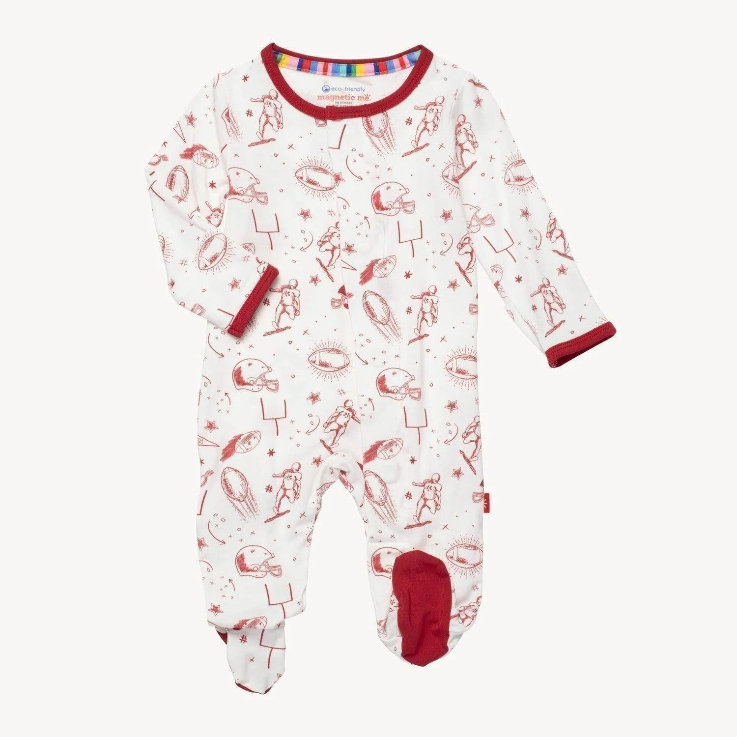 white game day modal magnetic parent favorite footie - re-loved - Image 4