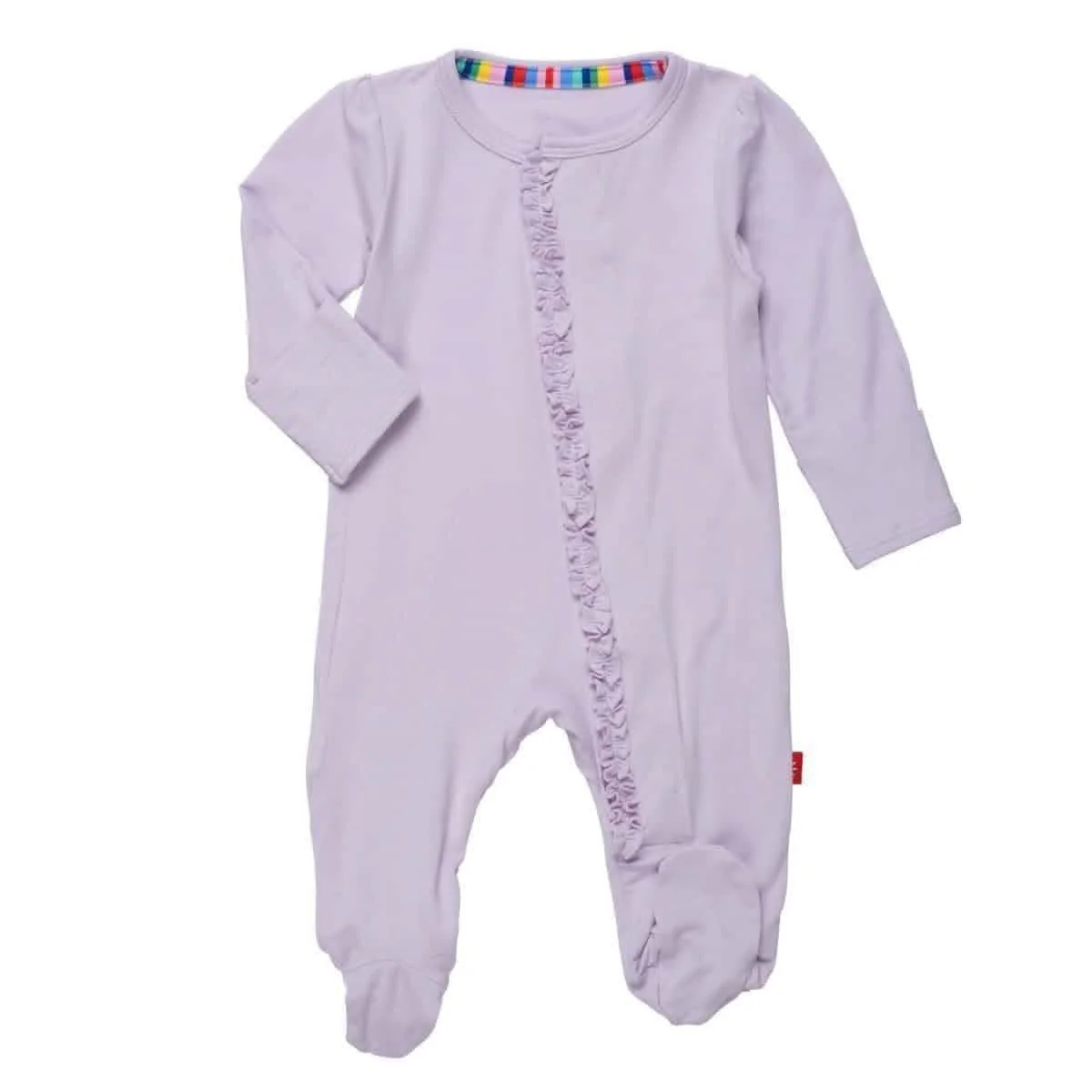wisteria modal magnetic parent favorite footie with ruffles - re-loved - Image 5