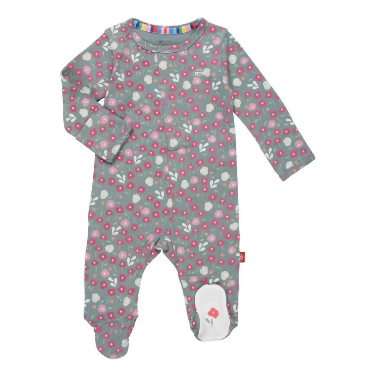 wren organic cotton magnetic parent favorite footie - re-loved - Image 4